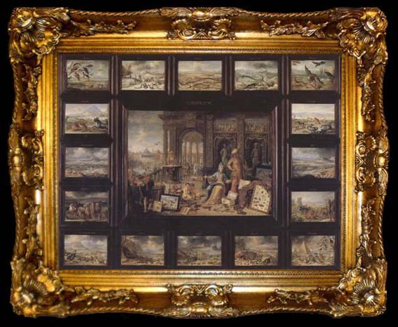 framed  Jan Van Kessel Asia (mk14), ta009-2
